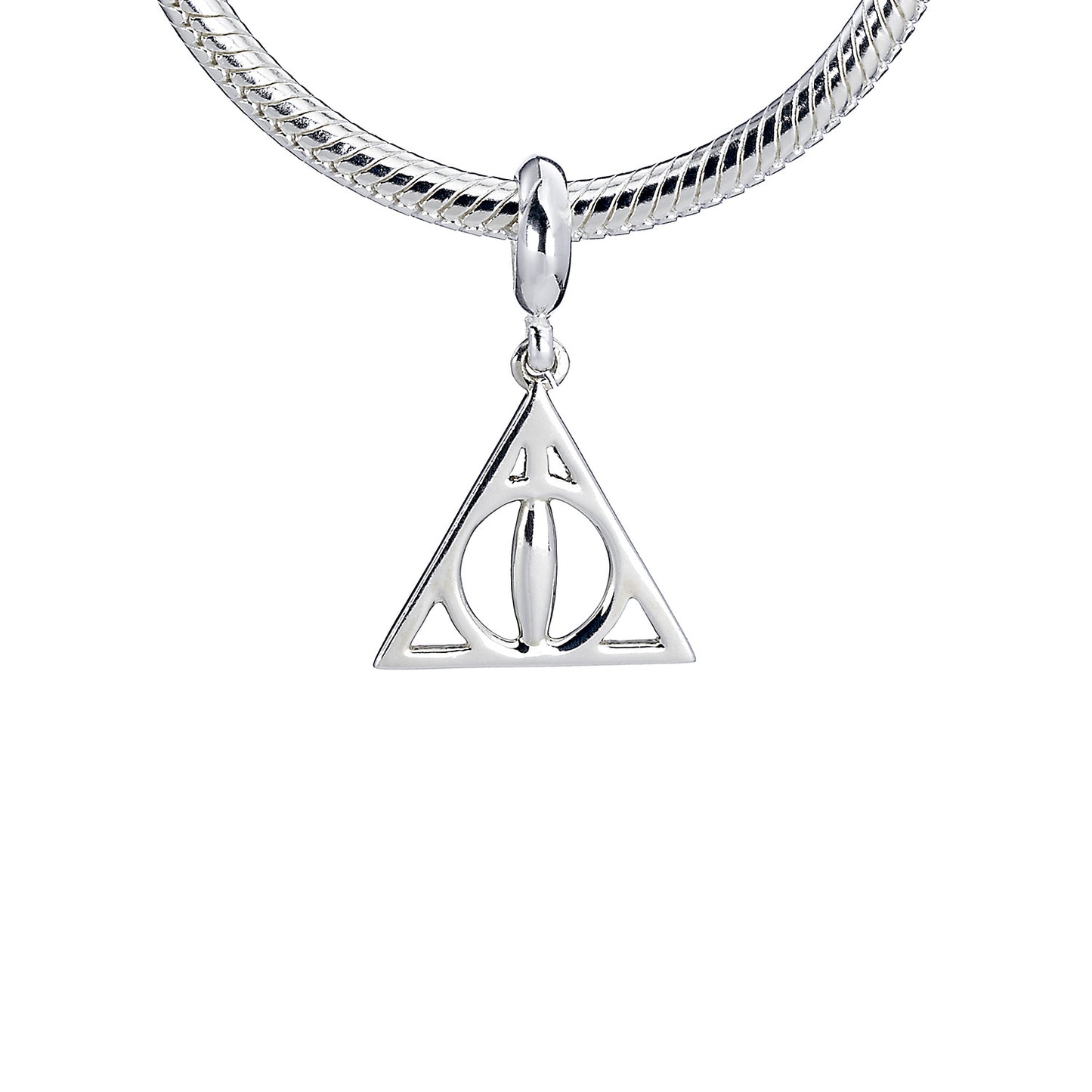 Harry Potter Deathly Hallows Sterling Silver Slider Charm