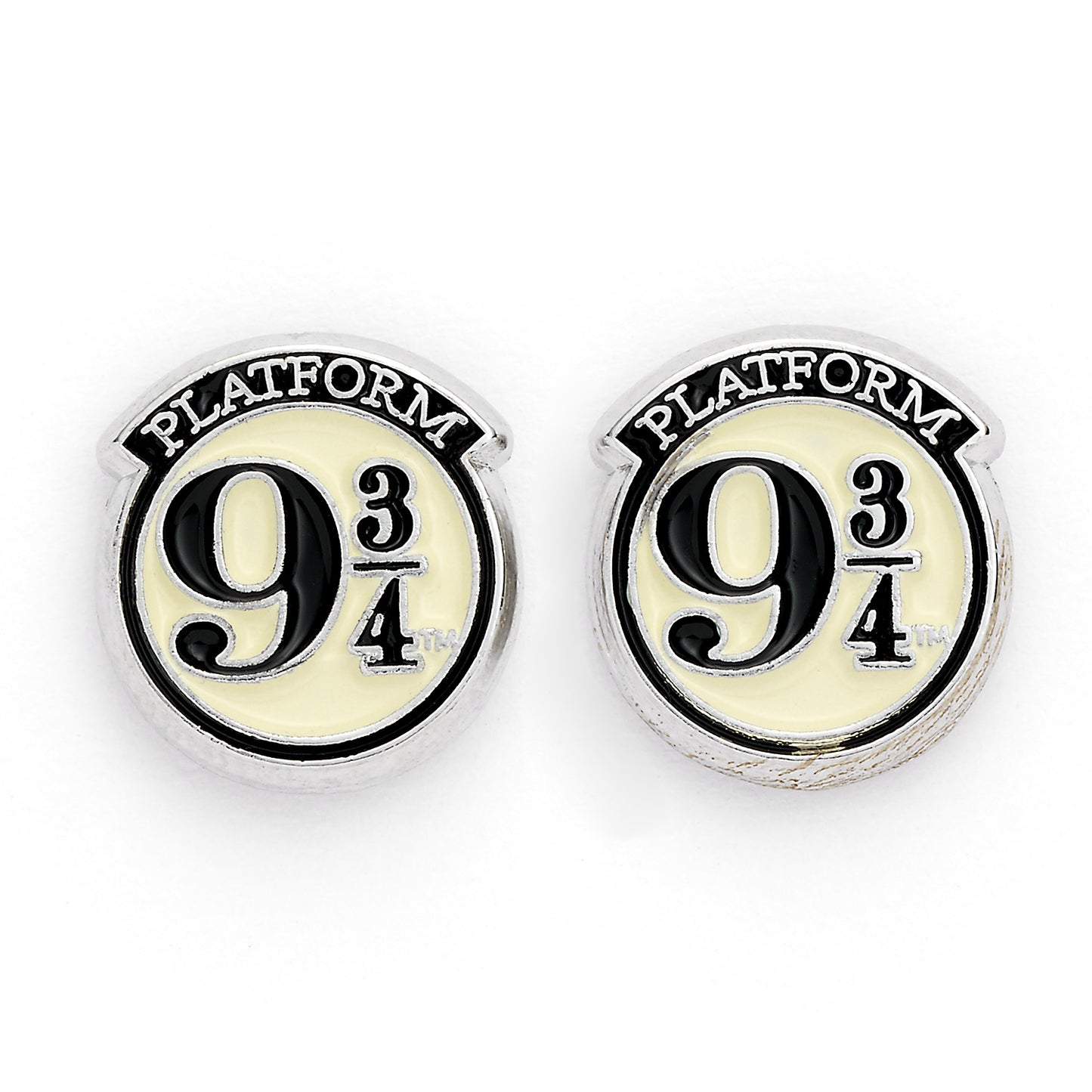Harry Potter Platform 9 ¾ Stud Earrings - Silver