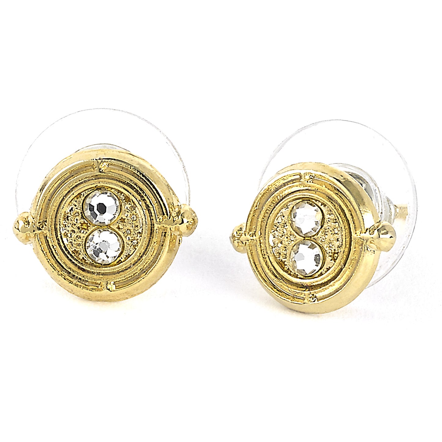 Harry Potter Time Turner Stud Earrings - Gold
