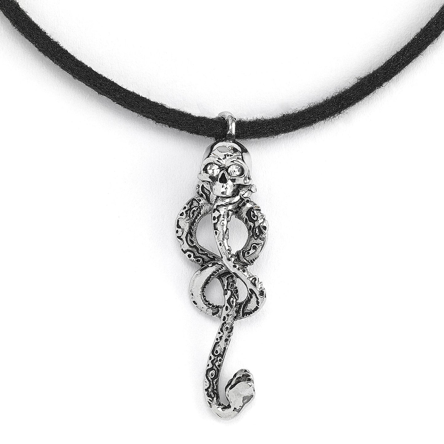 Harry Potter Dark Mark Tattoo Choker Necklace - Black
