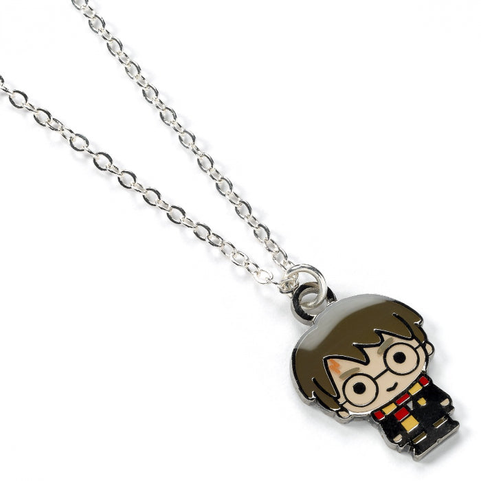 Harry Potter Chibi Style Necklace - Silver