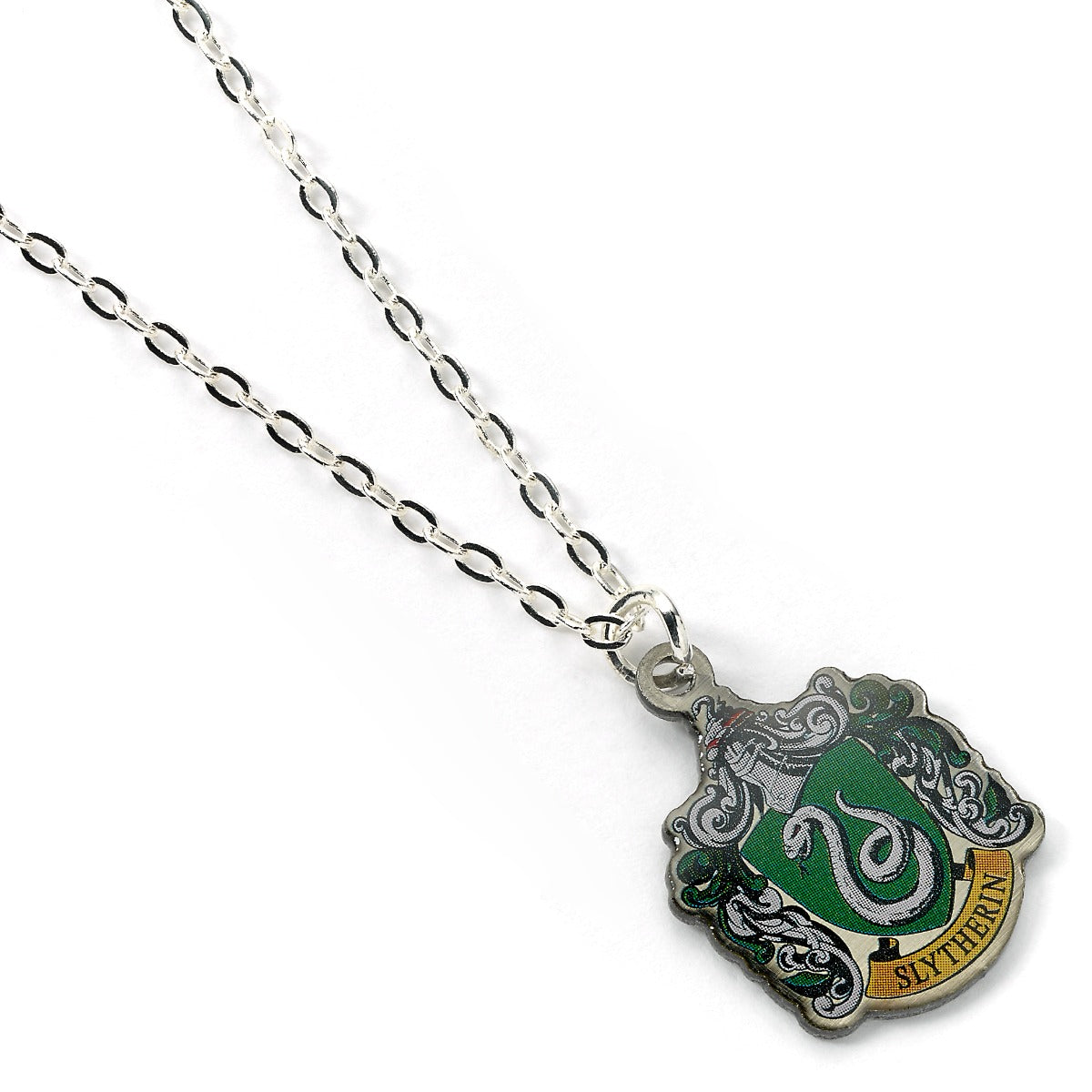 Harry Potter Slytherin Crest Necklace - Green