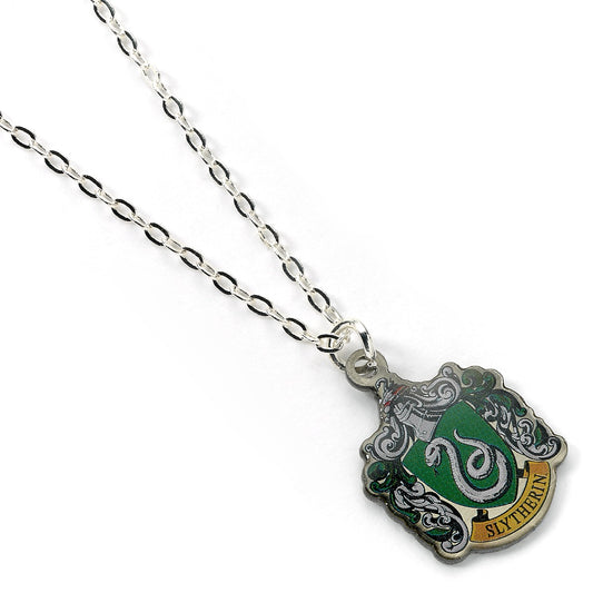 Harry Potter Slytherin Crest Necklace - Green