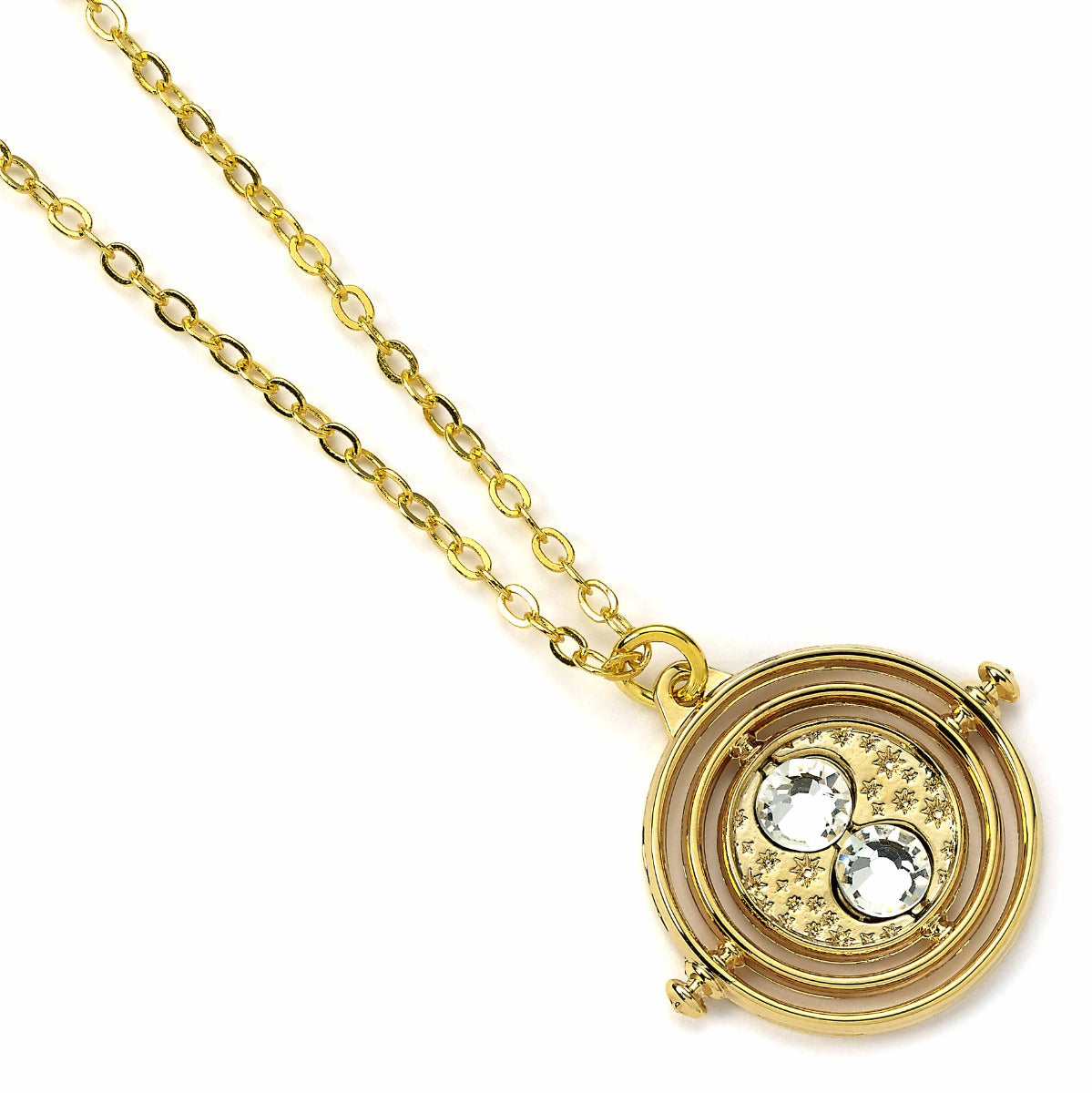 Harry Potter Fixed Time Turner Necklace - Gold