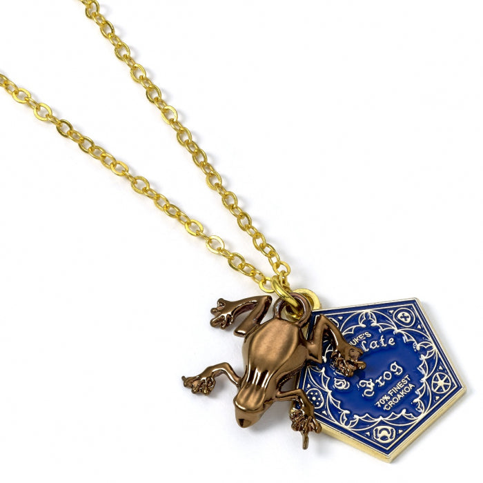 Harry Potter Chocolate Frog Necklace - Gold