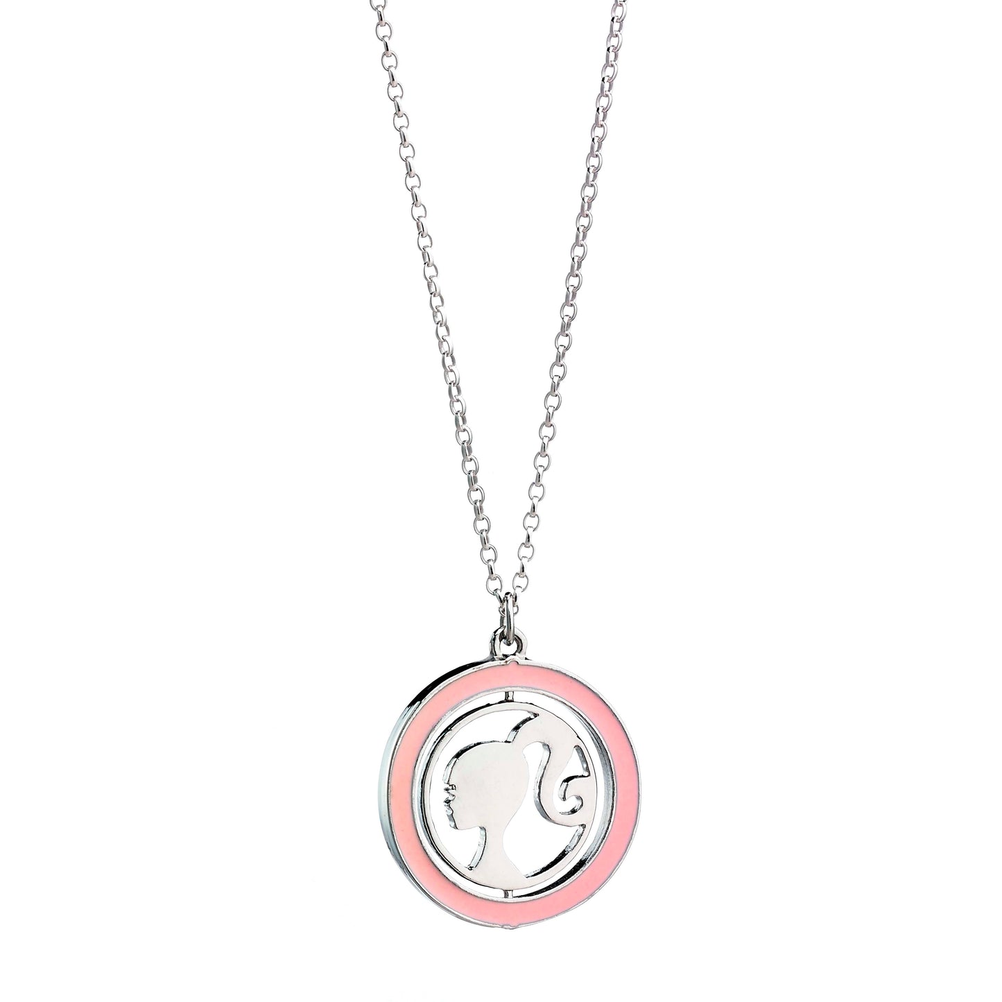 Barbie Spinning Silhouette Necklace