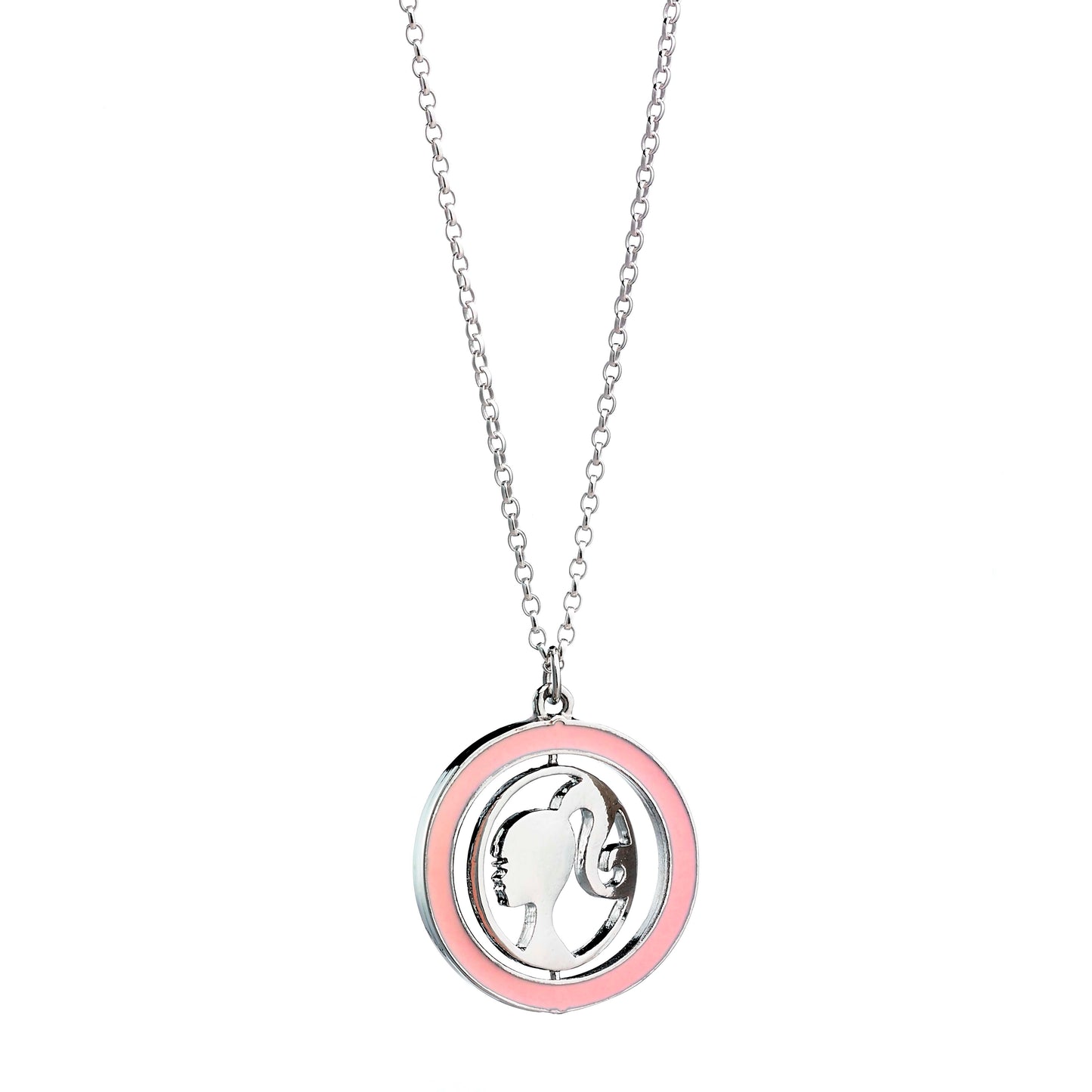 Barbie Spinning Silhouette Necklace