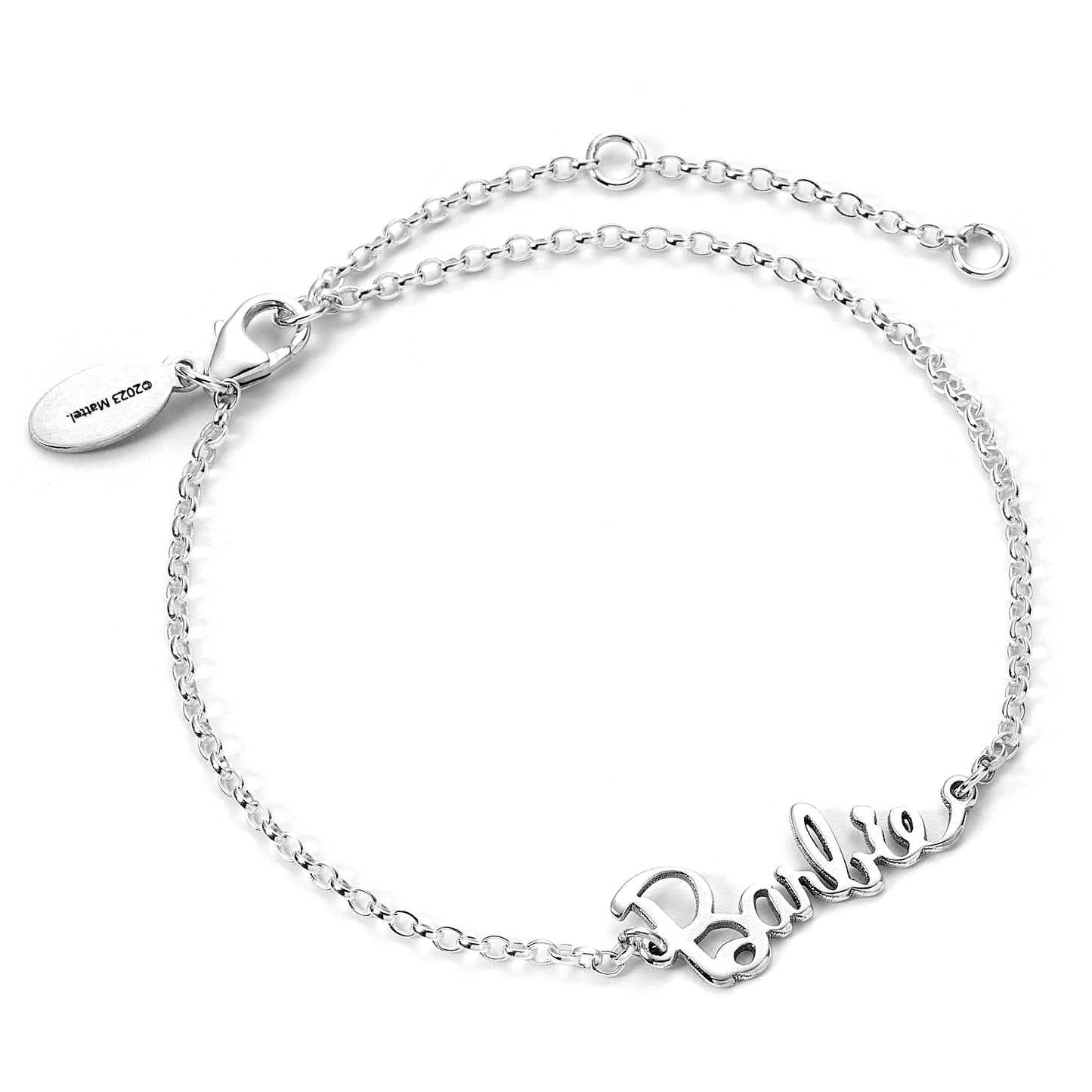 Barbie™️ Sterling Silver Logo Bracelet