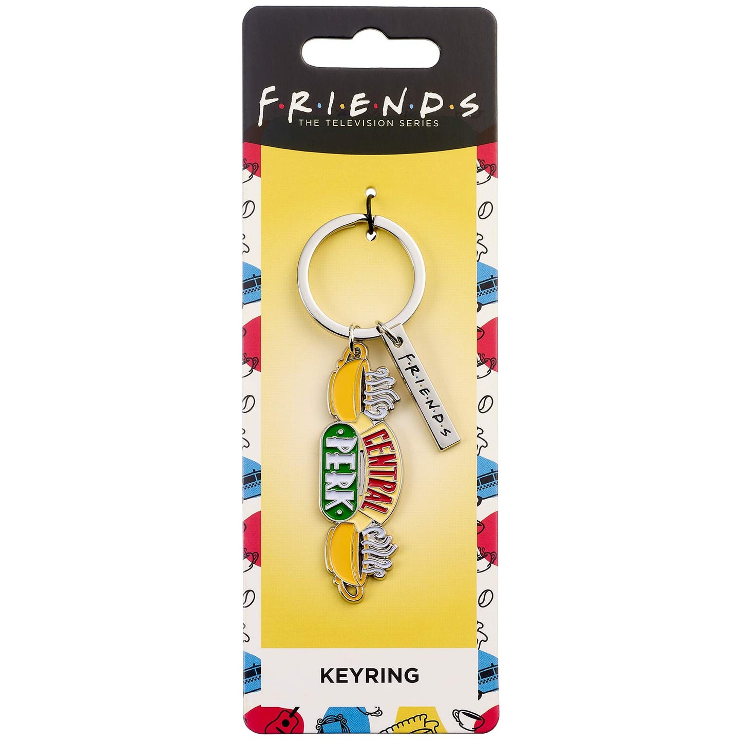 Friends the TV Series Central Perk Keyring - Silver