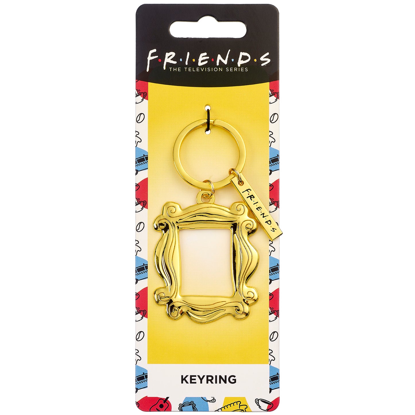Friends the TV Series Frame Keyring - Gold