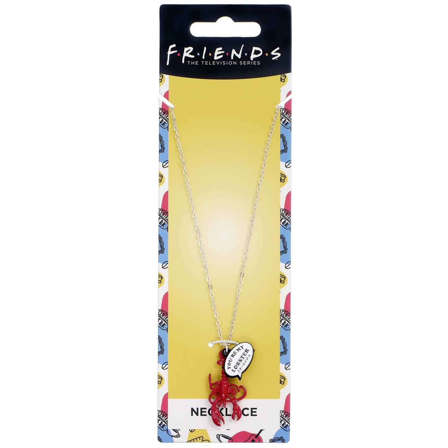 Friends the TV Series Collier à breloques You're My Lobster - Rouge