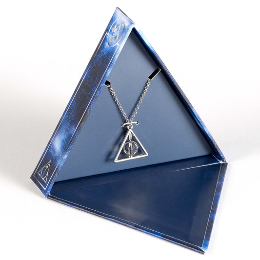 Harry Potter Deathly Hallows Gift Box with Spinning Deathly Hallows Necklace