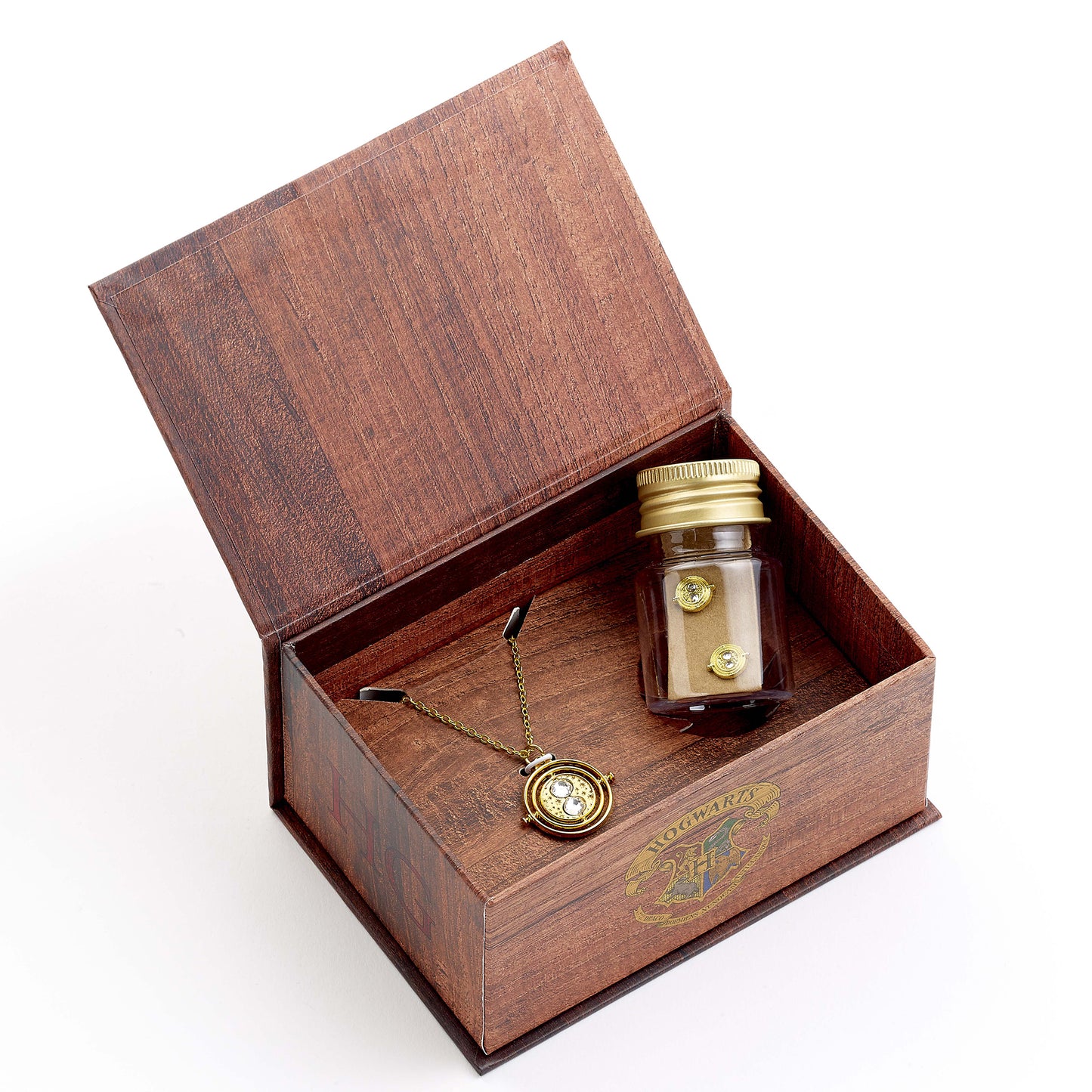 Harry Potter Hermione Potions Gift Box with a Time Turner Necklace & Stud Earrings