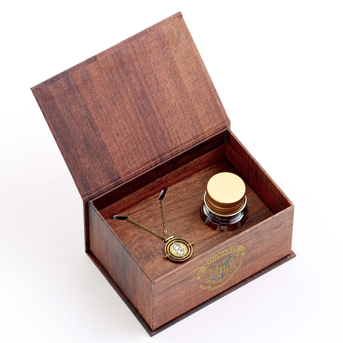 Harry Potter Hermione Potions Gift Box with a Time Turner Necklace & Stud Earrings