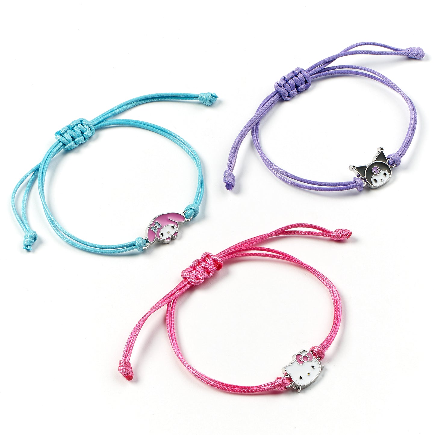 PRE ORDER - Hello Kitty Kuromi And My Melody Friendship Bracelet Set