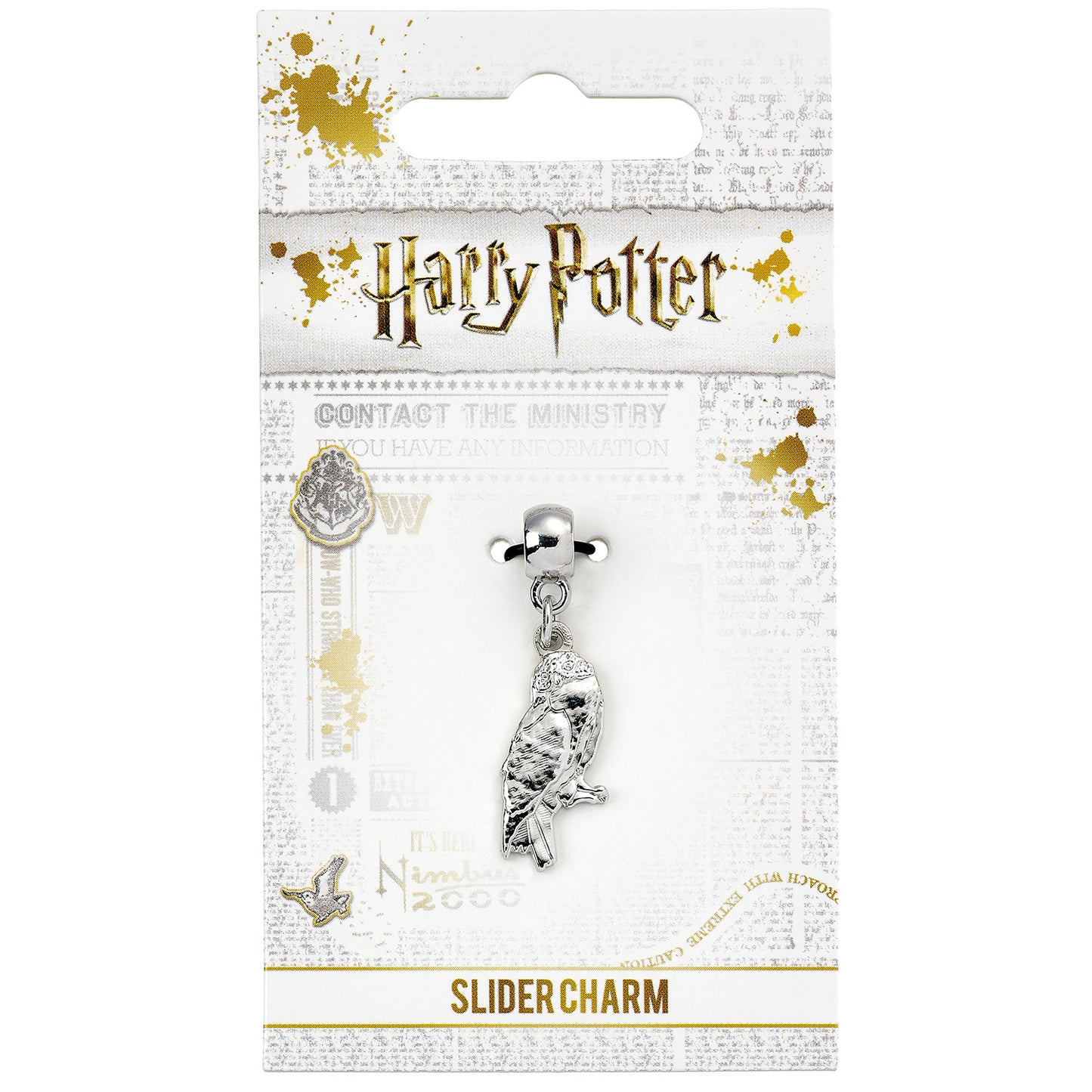 Harry Potter Hedwige la Chouette Slider Charm - Argent
