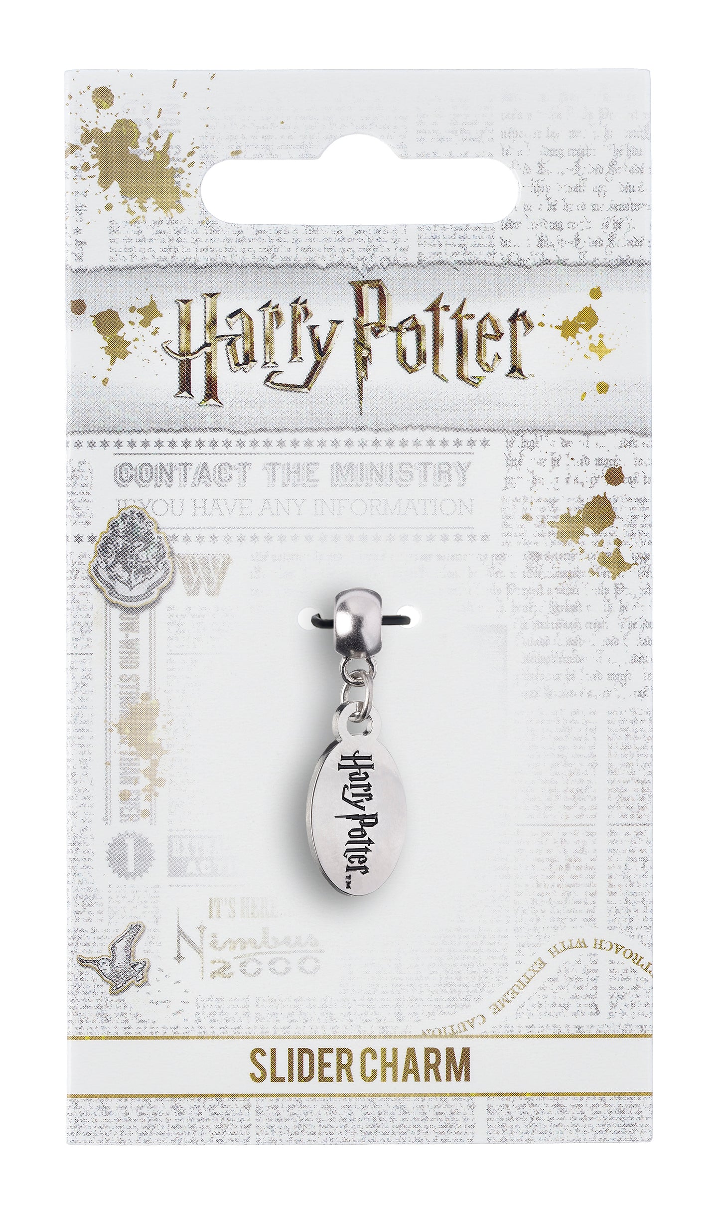Harry Potter  Harry Potter Logo Slider Charm - Silver
