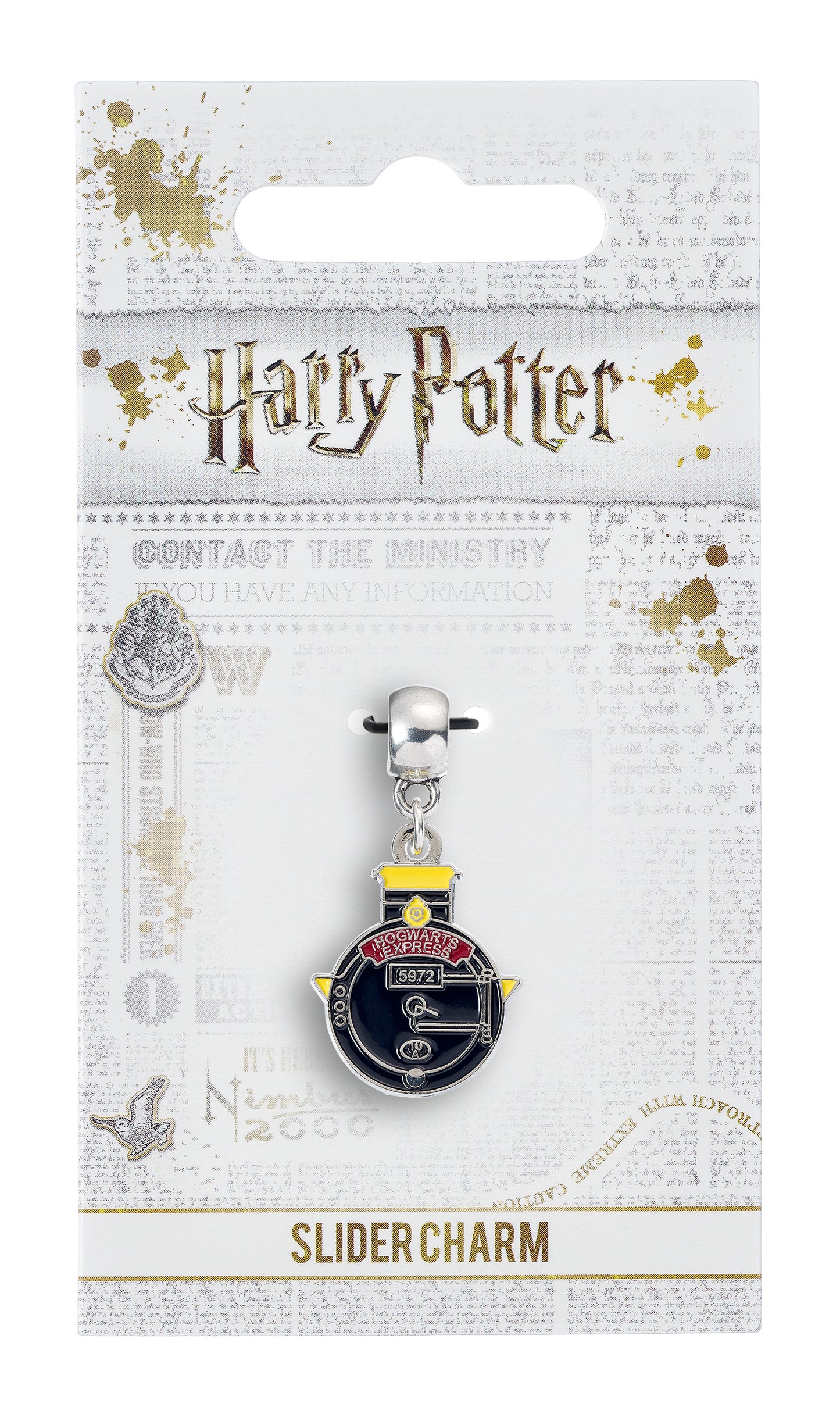 Harry Potter  Hogwarts Express Slider Charm - Silver