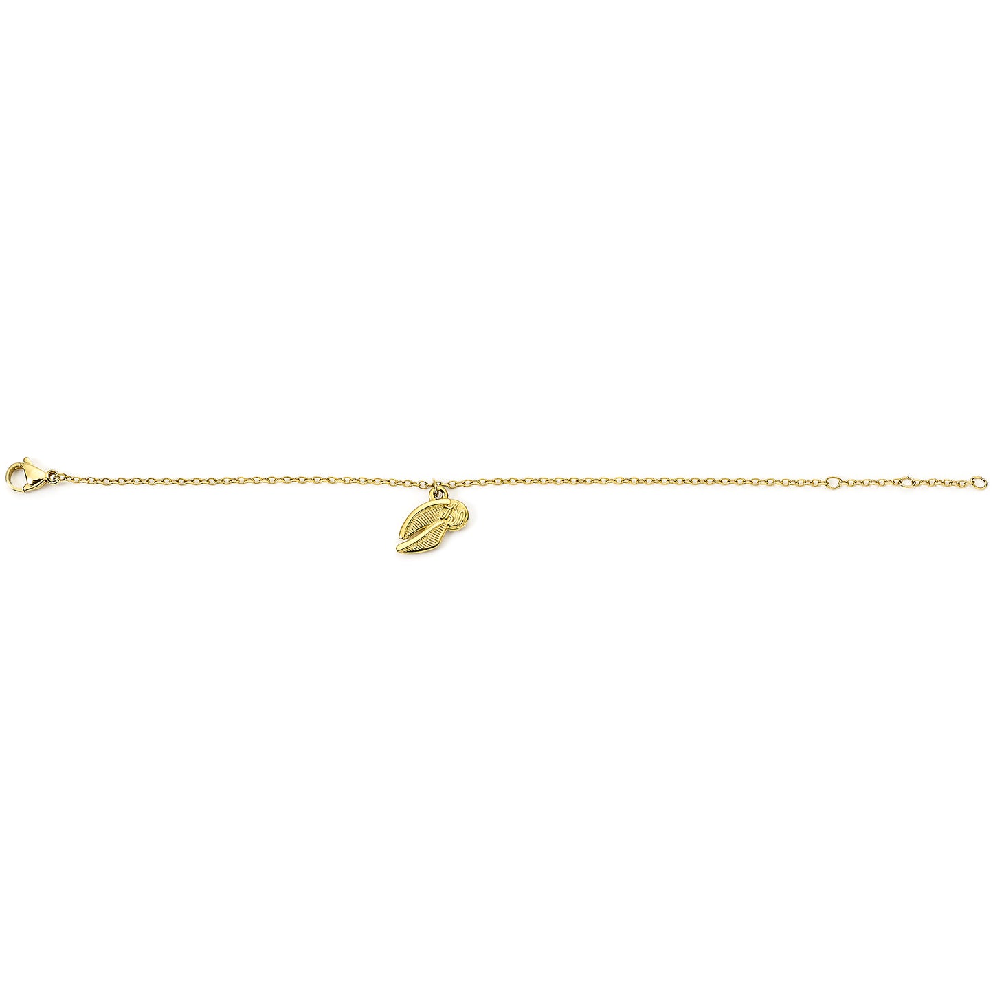 Harry Potter Stainless Steel Golden Snitch Gold Chain Bracelet