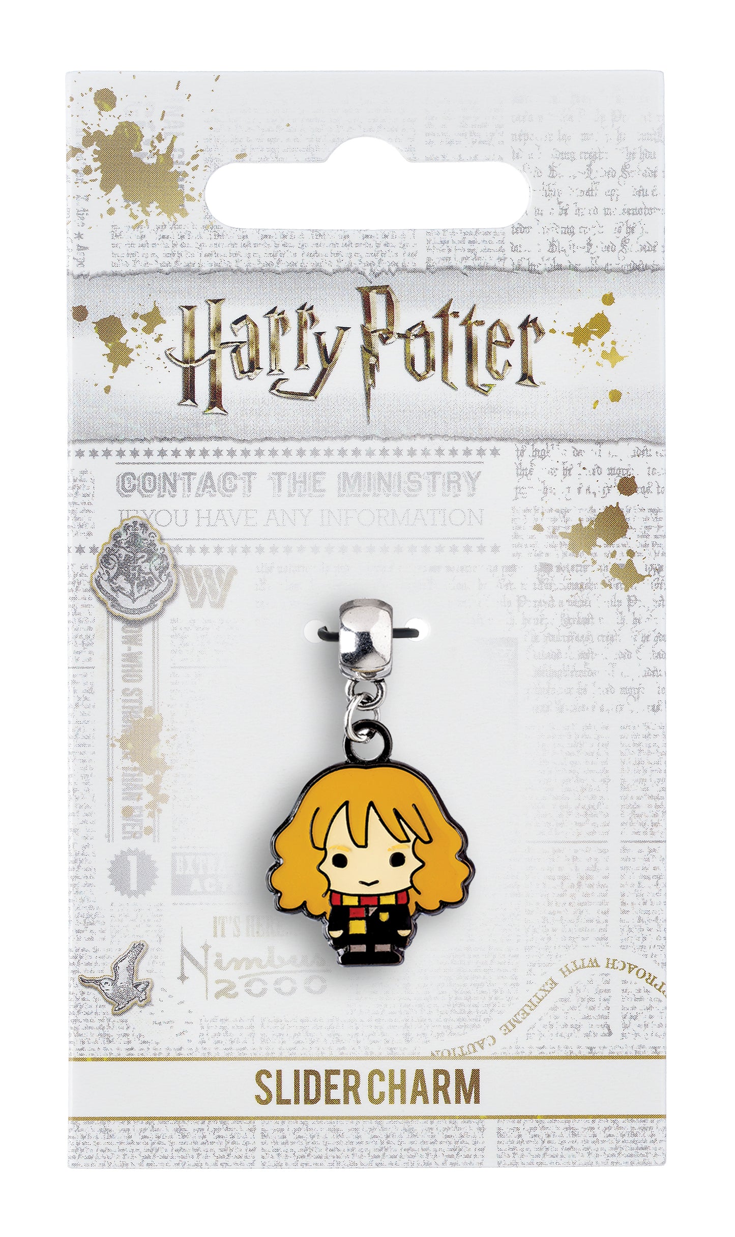 Harry Potter Hermione Granger Chibi Style Slider Charm - Yellow