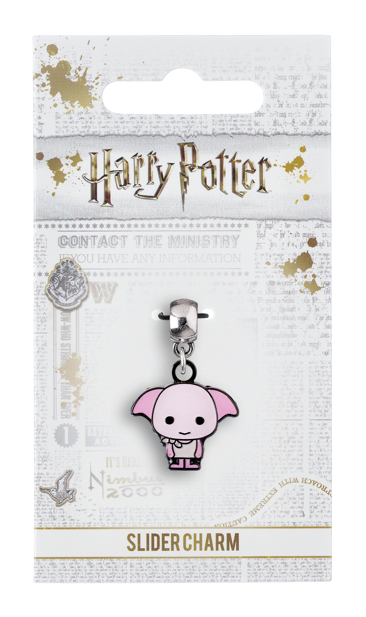 Harry Potter Dobby the Elf Chibi Style Slider Charm - Pink