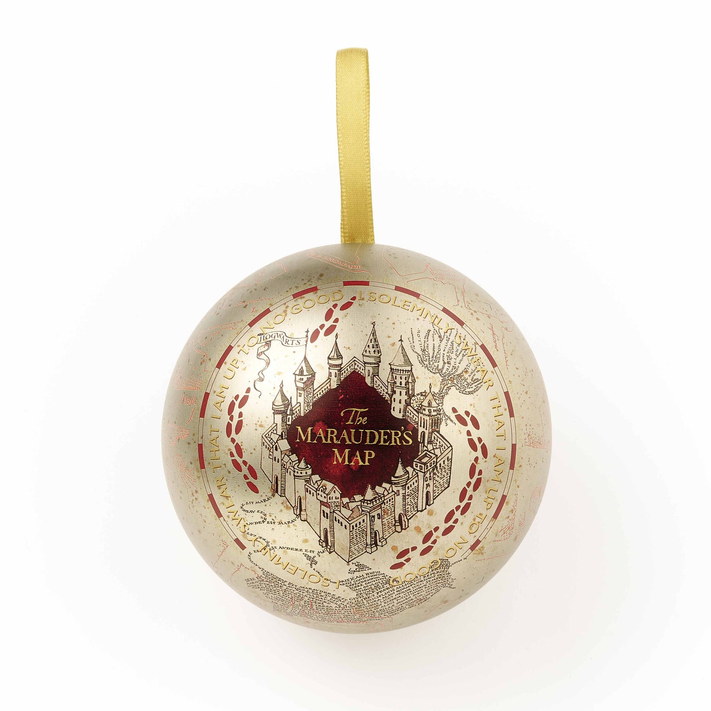 Harry Potter Marauders Map Gift Bauble including Pin Badge