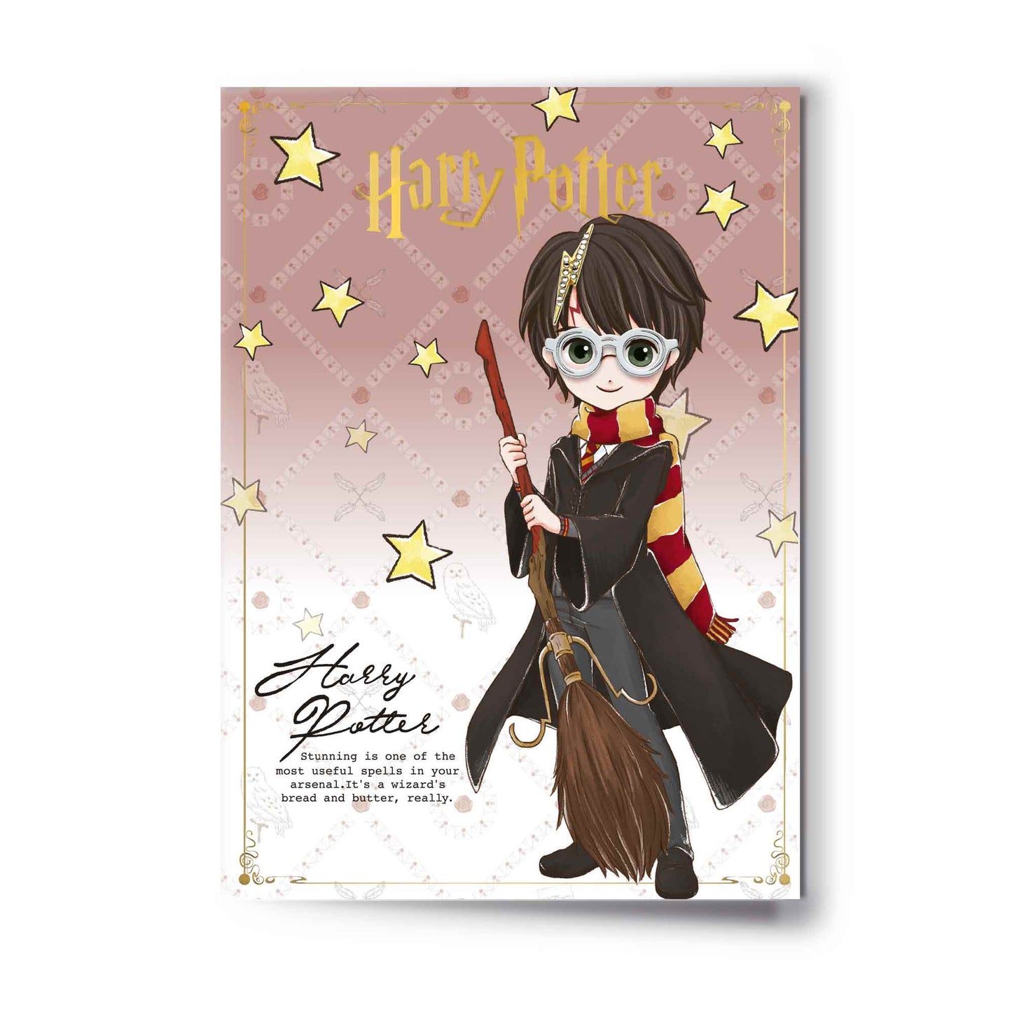 Harry Potter Character Greetings Card with Pinbadge