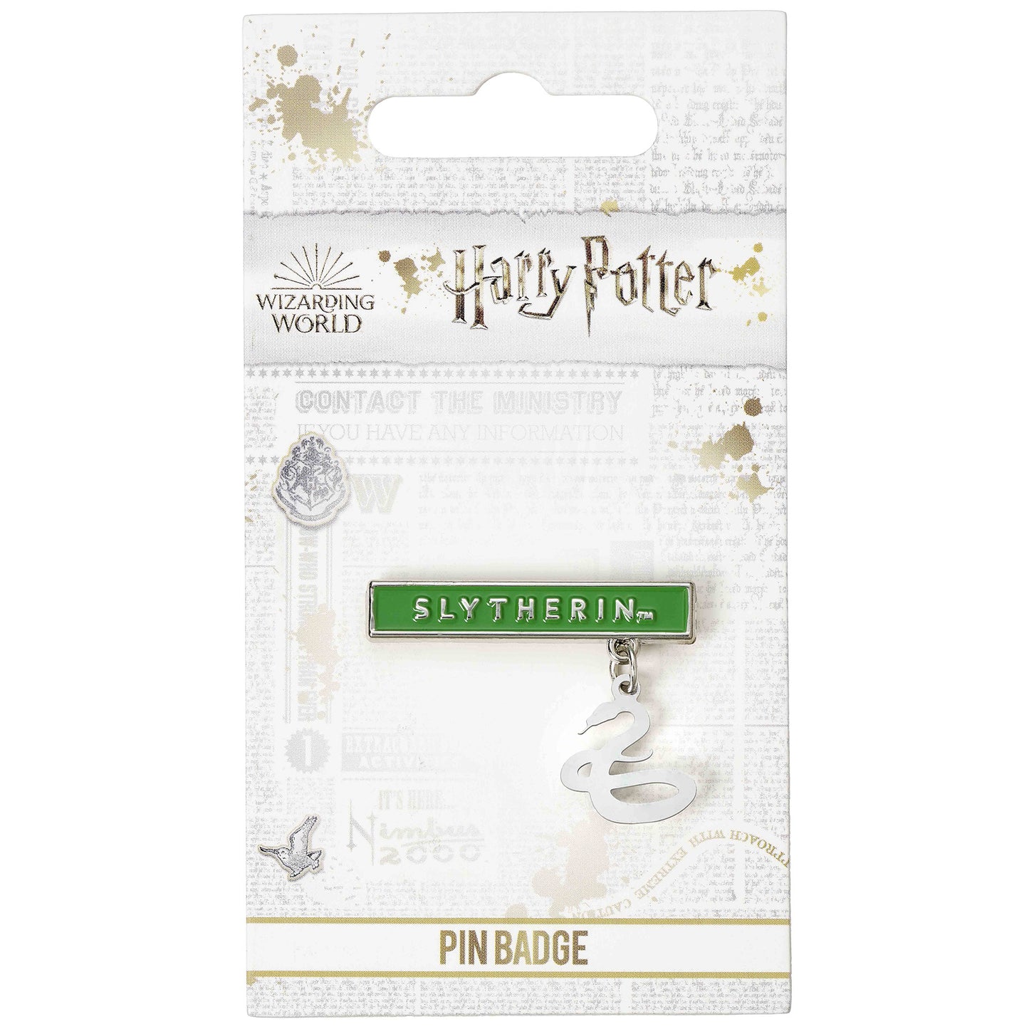 Kellica Harry Potter Slytherin Bar Pin Badge