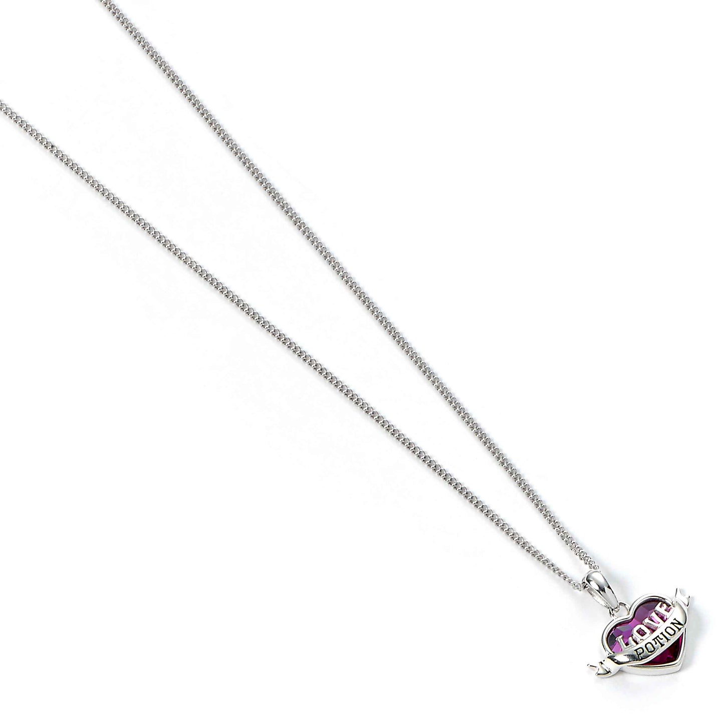 Harry Potter Sterling Silver Love Potion Necklace With Crystals
