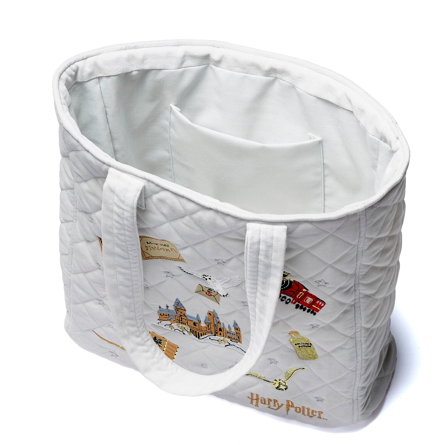 PREORDER - Harry Potter Icon Embroidered Velvet Tote Bag