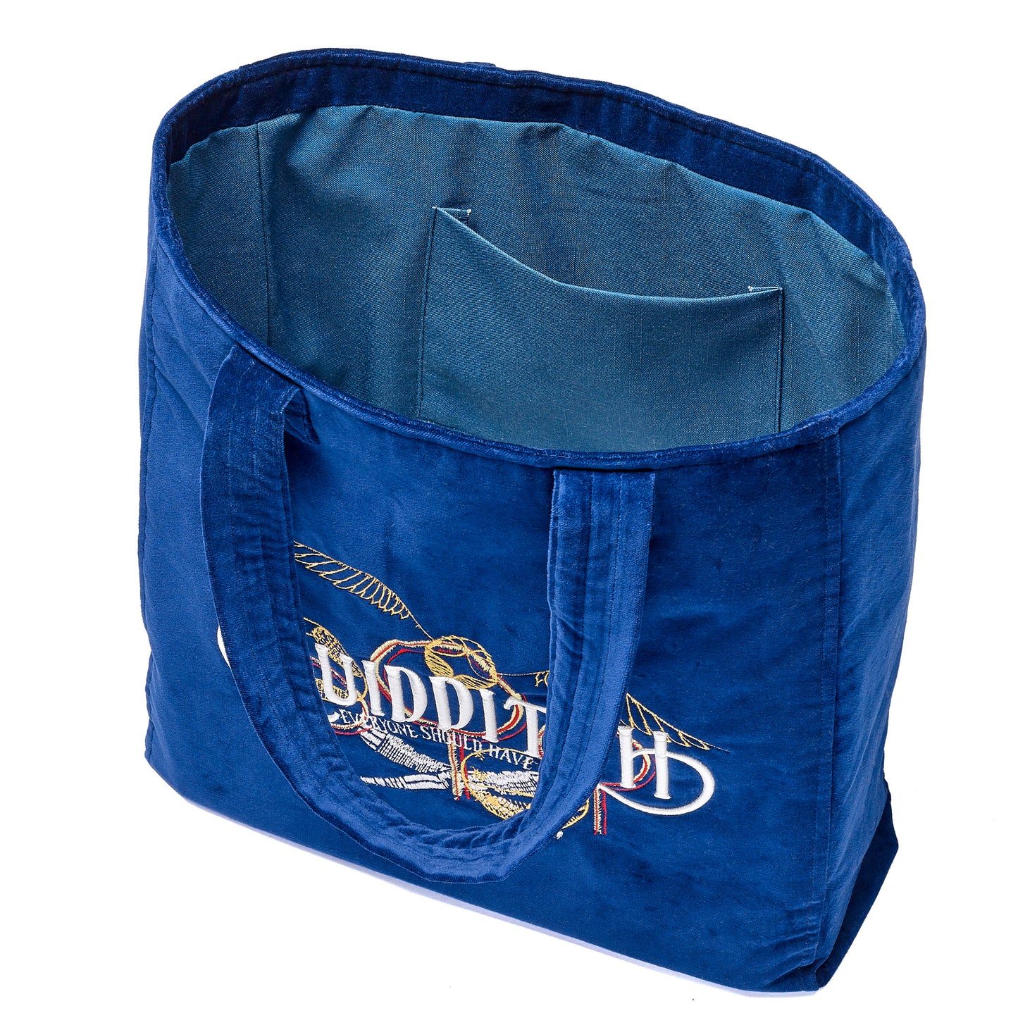 PREORDER - Harry Potter Embroidered Velvet Quidditch Tote Bag