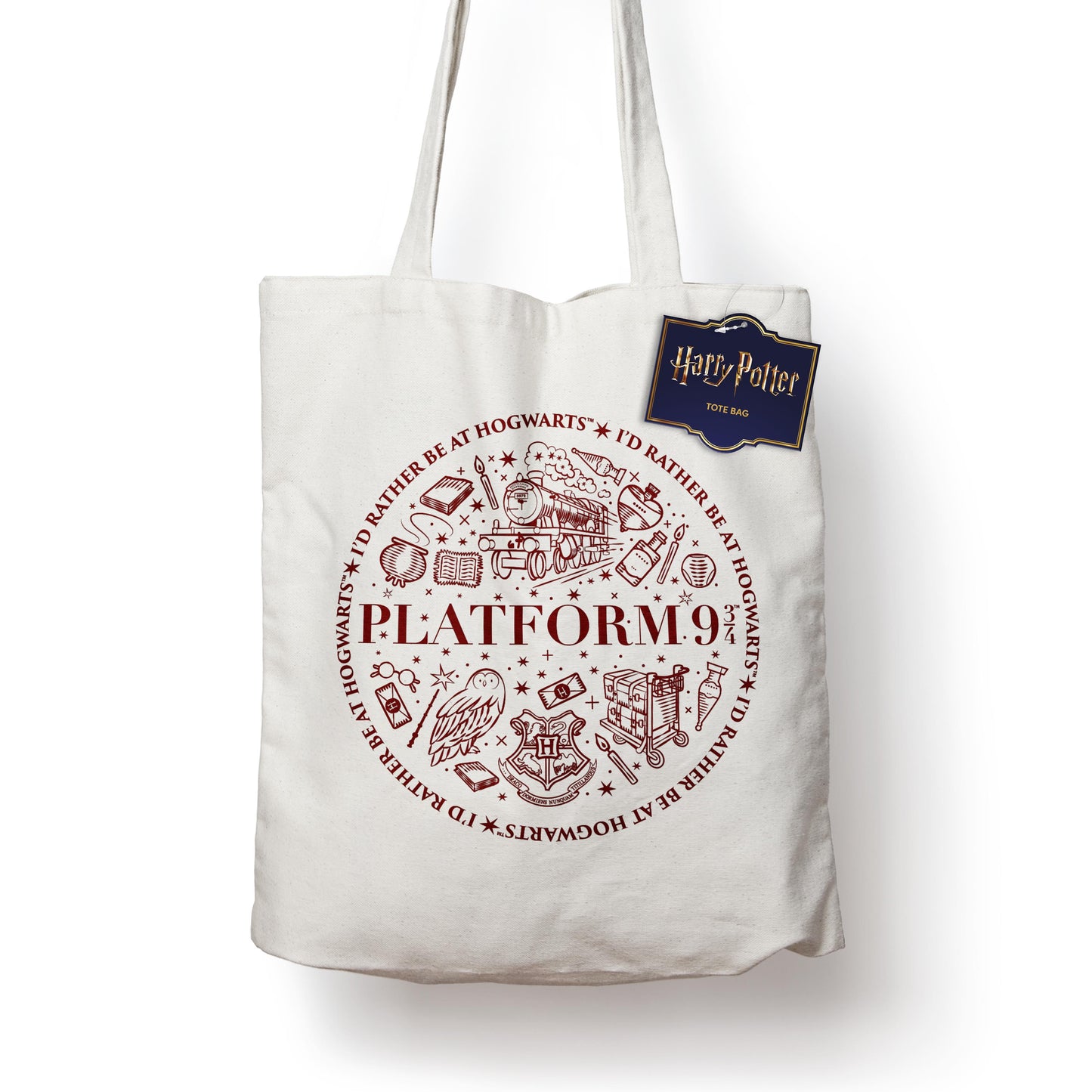 PREORDER - Harry Potter Cotton Platform 9 3/4 Tote Bag