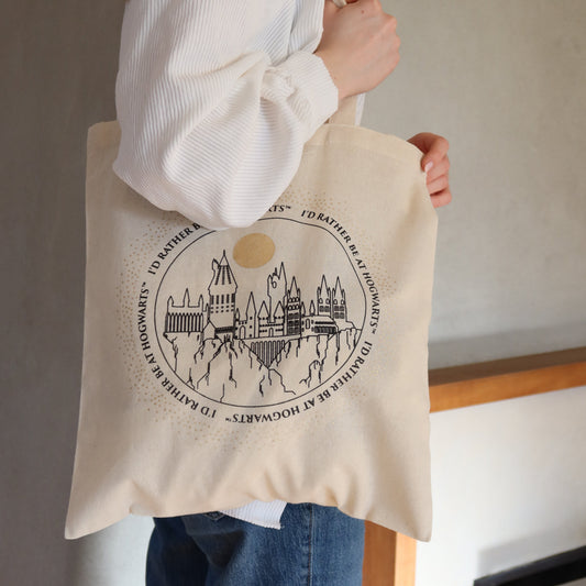 Harry Potter Cotton Hogwarts Castle Tote Bag