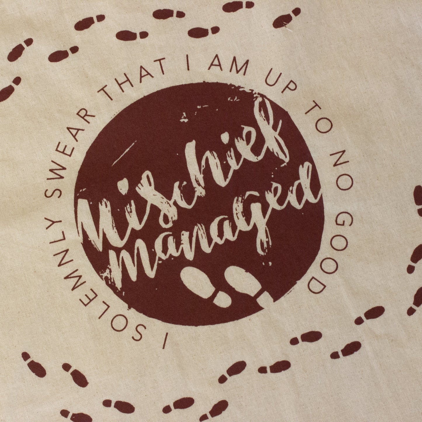 Harry Potter Cotton Marauders Map Tote Bag