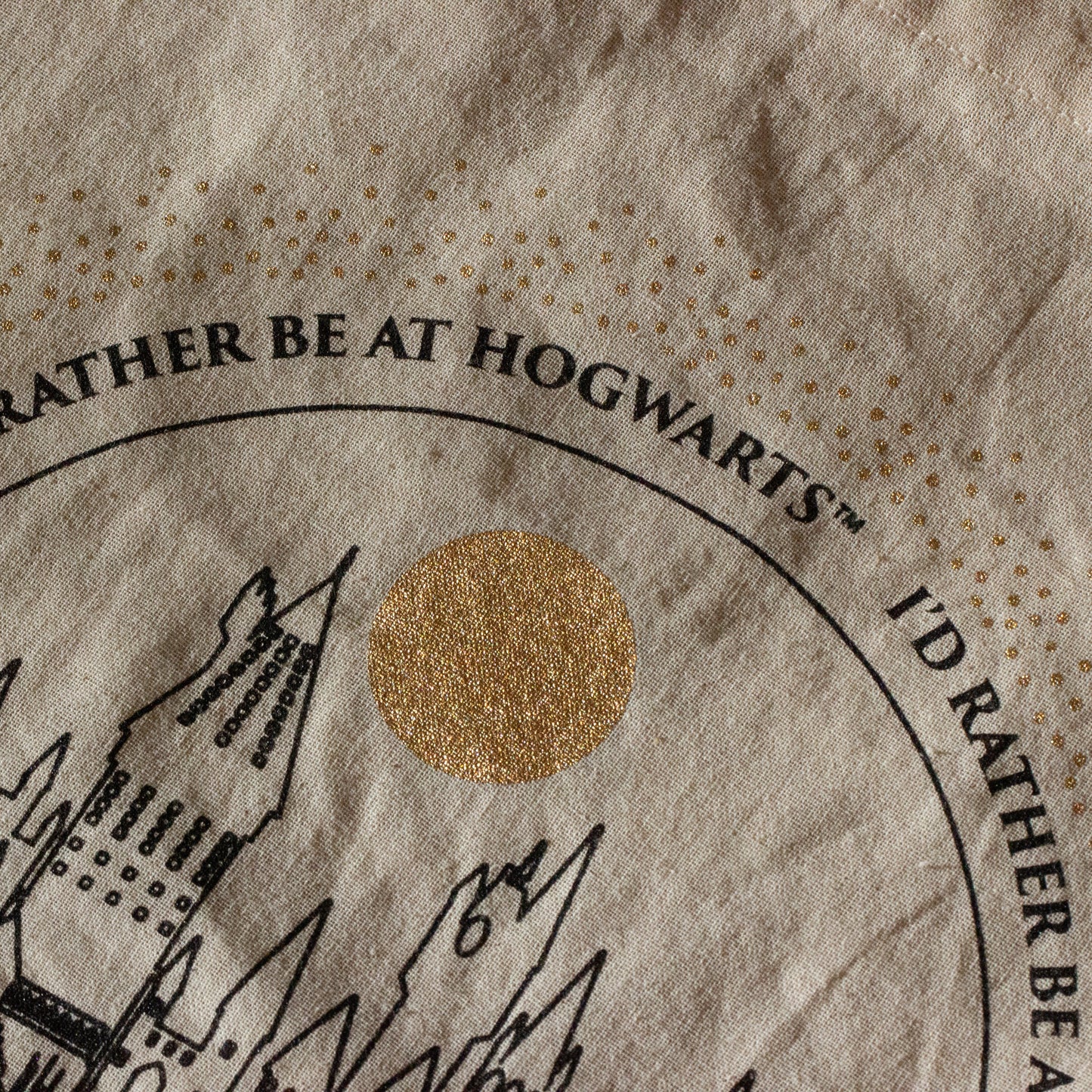 Harry Potter Cotton Hogwarts Castle Tote Bag