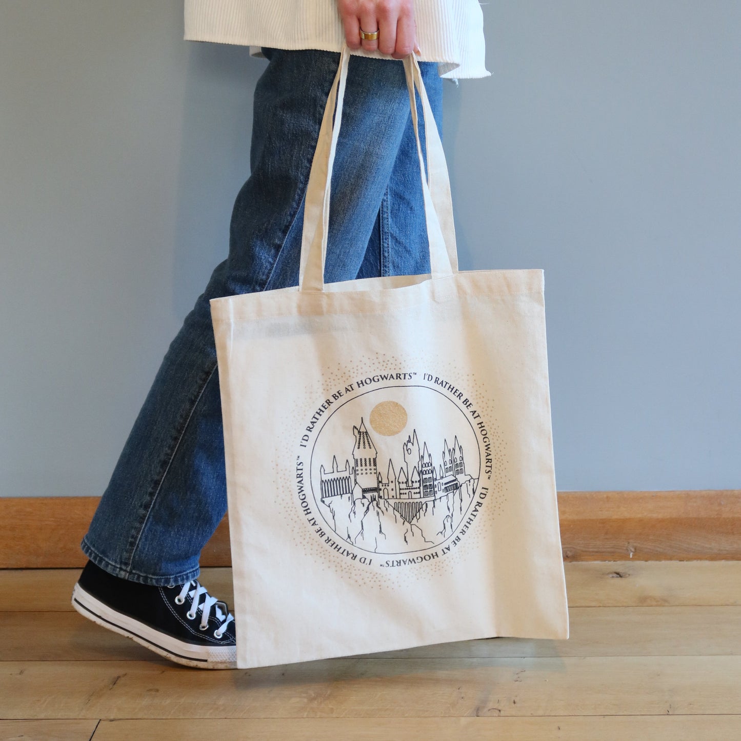 Harry Potter Cotton Hogwarts Castle Tote Bag