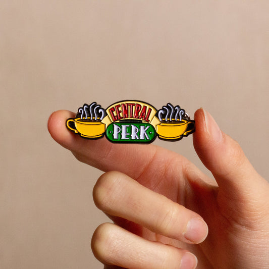 Friends the TV Series Central Perk Pin Badge - Silver