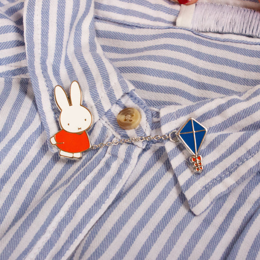Miffy Flying Kite Pin badge