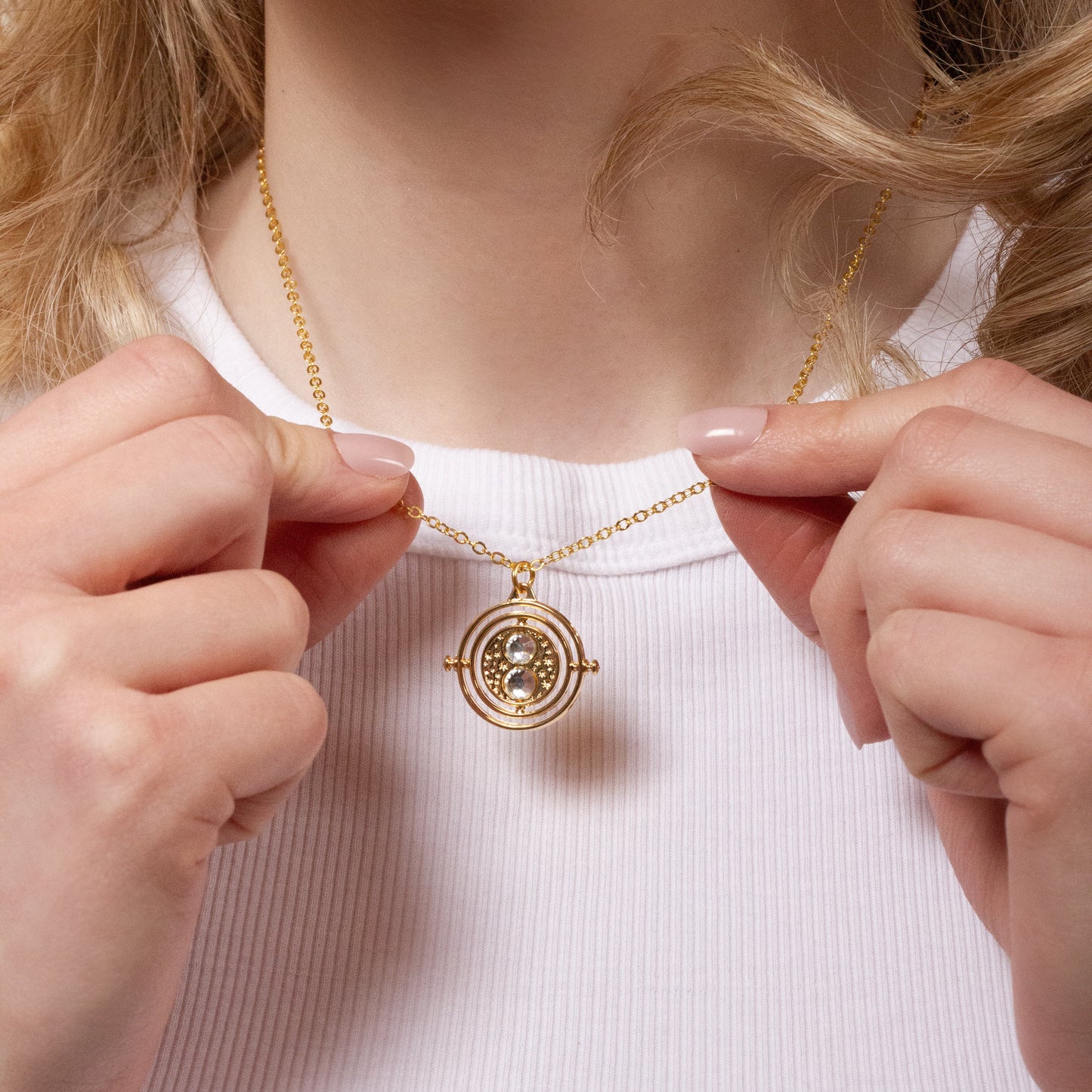 Harry Potter Hermione Potions Gift Box with a Time Turner Necklace & Stud Earrings