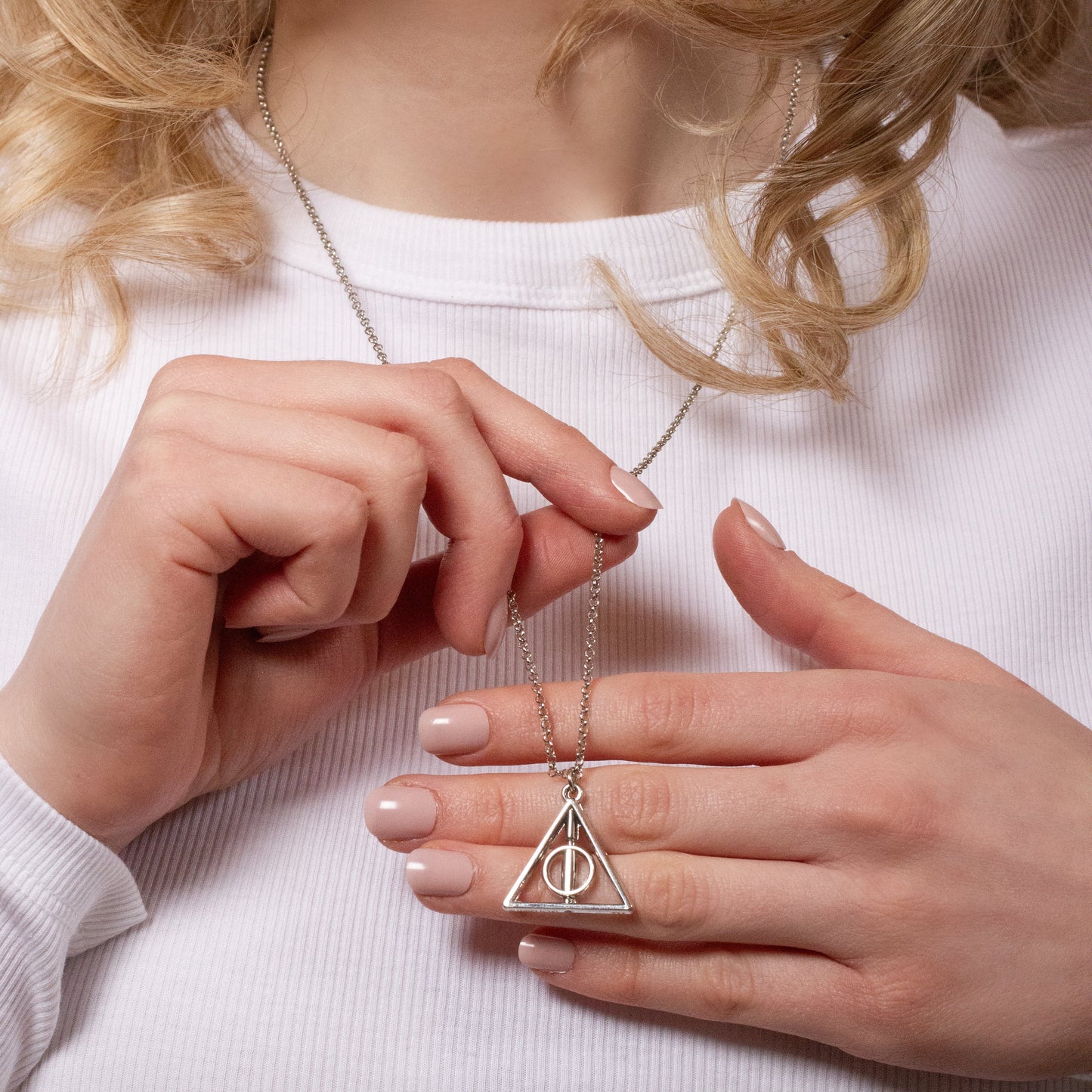 Harry Potter Deathly Hallows Gift Box with Spinning Deathly Hallows Necklace