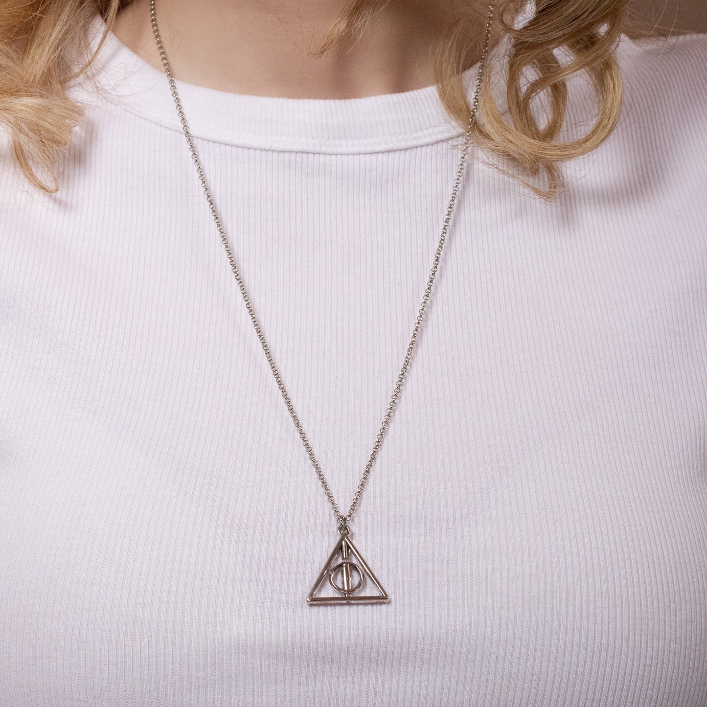 Harry Potter Deathly Hallows Gift Box with Spinning Deathly Hallows Necklace