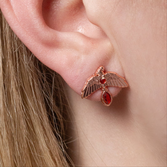 Boucles d'Oreilles Tiges Vif d'Or Harry Potter - Argent