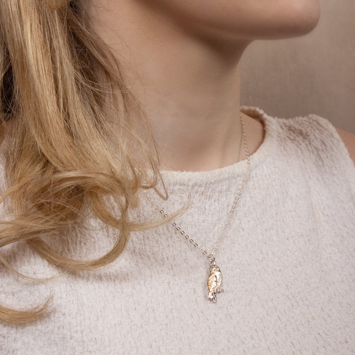 Harry Potter  Hedwig the Owl Necklace - Silver