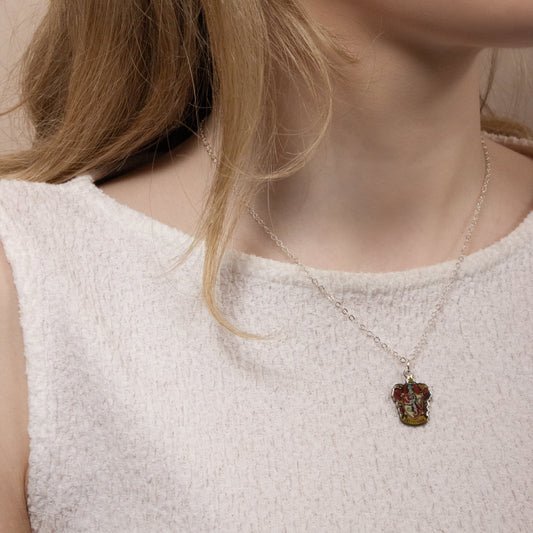 Collier Harry Potter Gryffondor Crest - Rouge