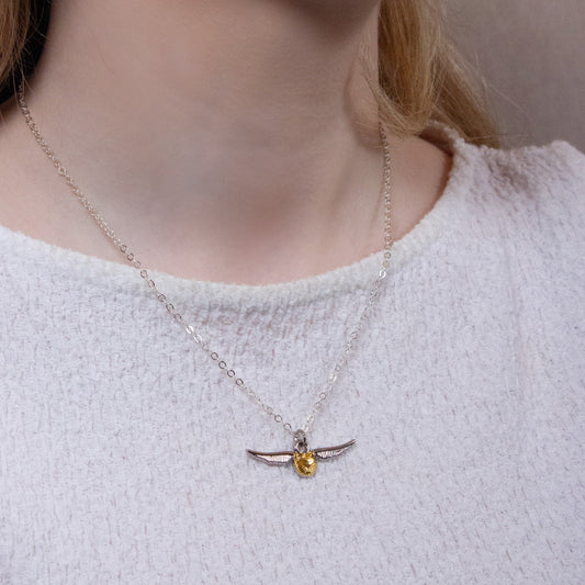 Harry Potter Golden Snitch Necklace - Silver