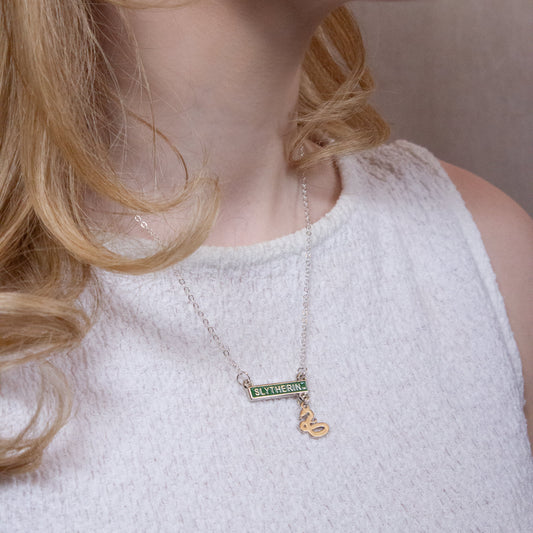 Kellica Harry Potter Slytherin Bar Necklace