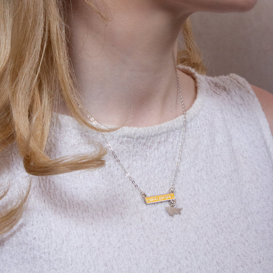 Kellica Harry Potter Hufflepuff Bar Necklace