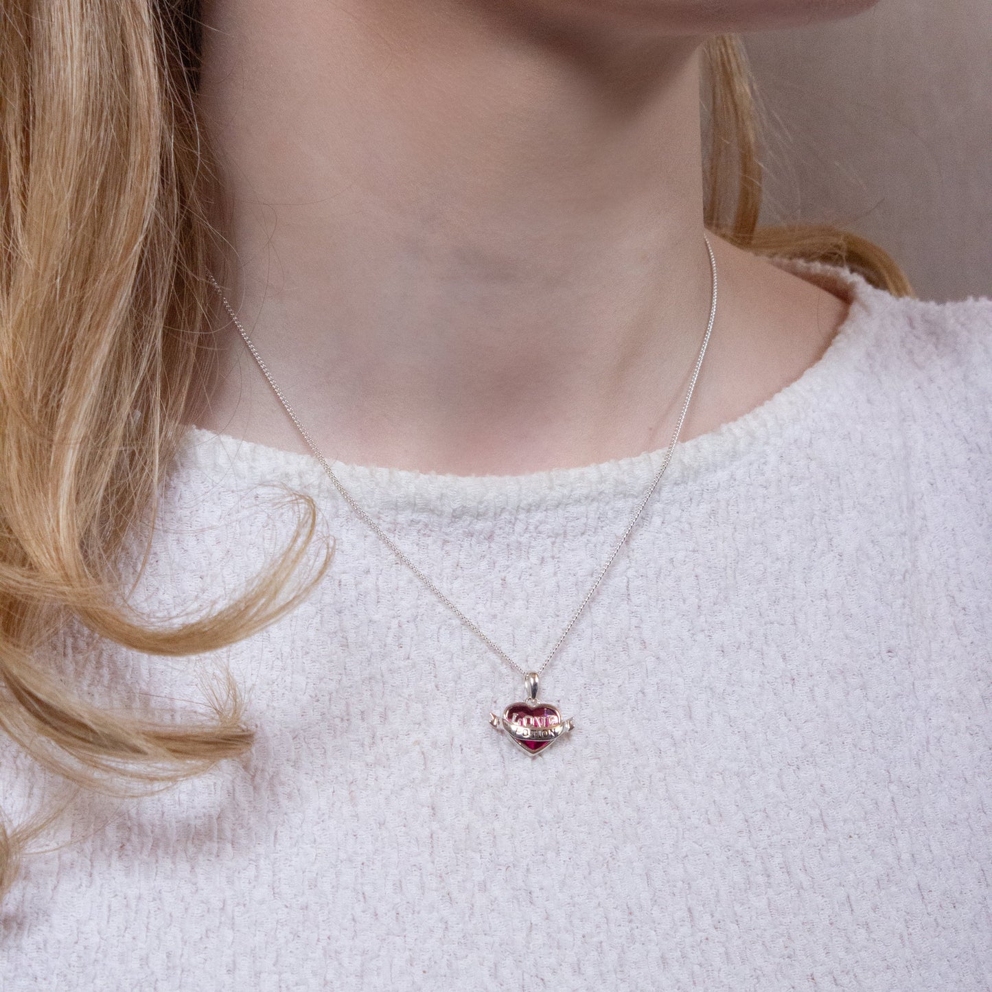 Collier philtre d'amour Harry Potter en argent sterling avec cristaux