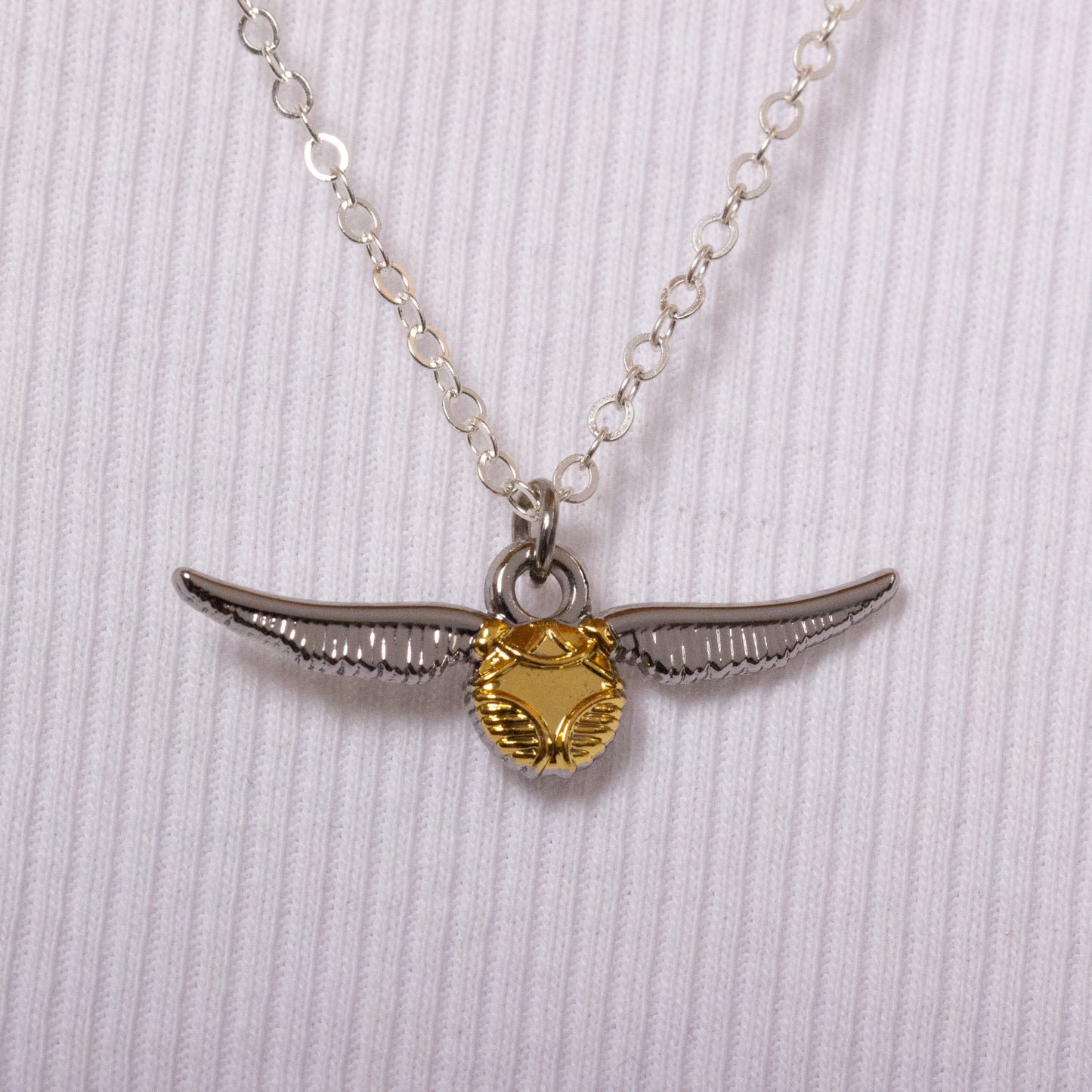 Harry Potter Golden Snitch Necklace - Silver