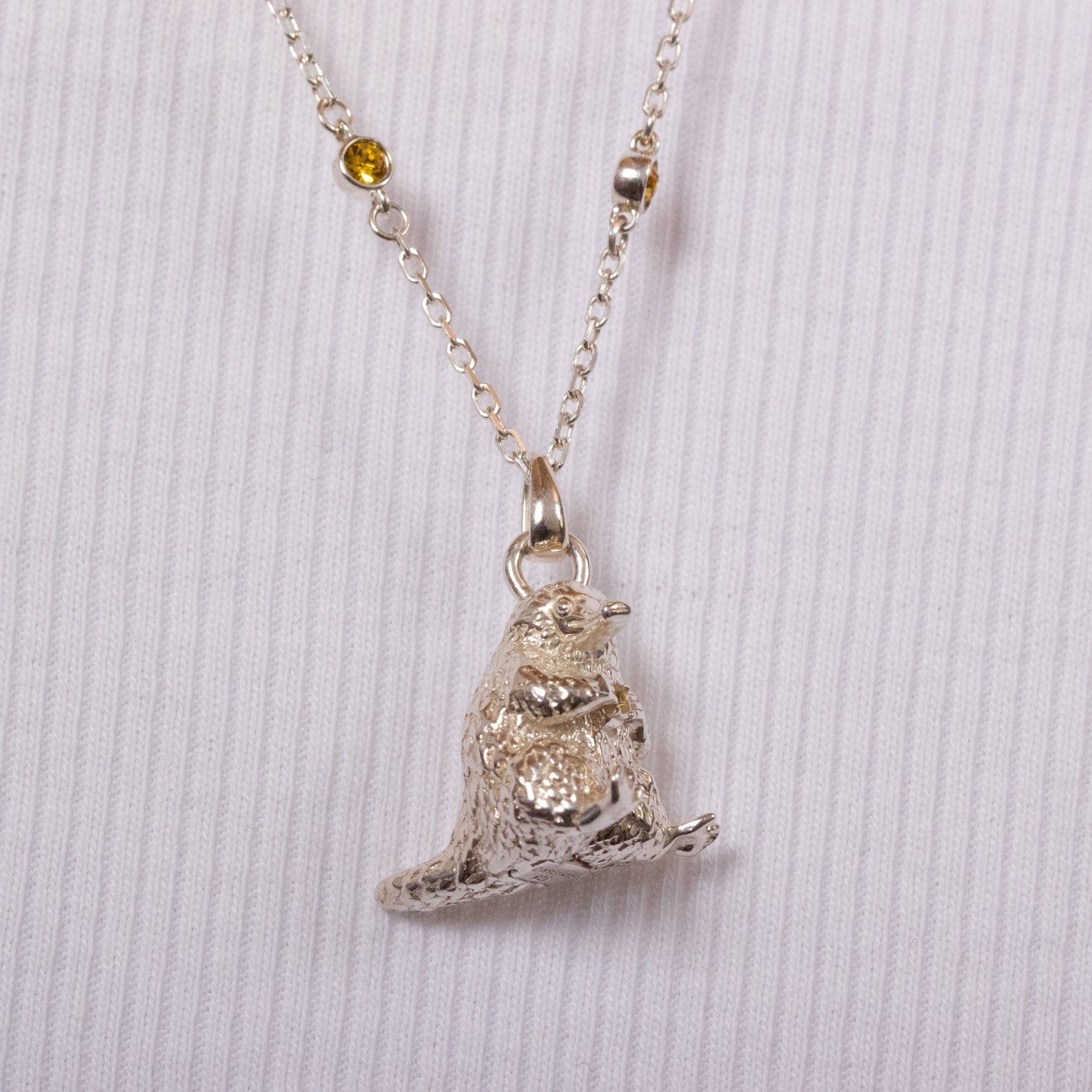 Fantastic beasts Niffler necklace with crystal detail